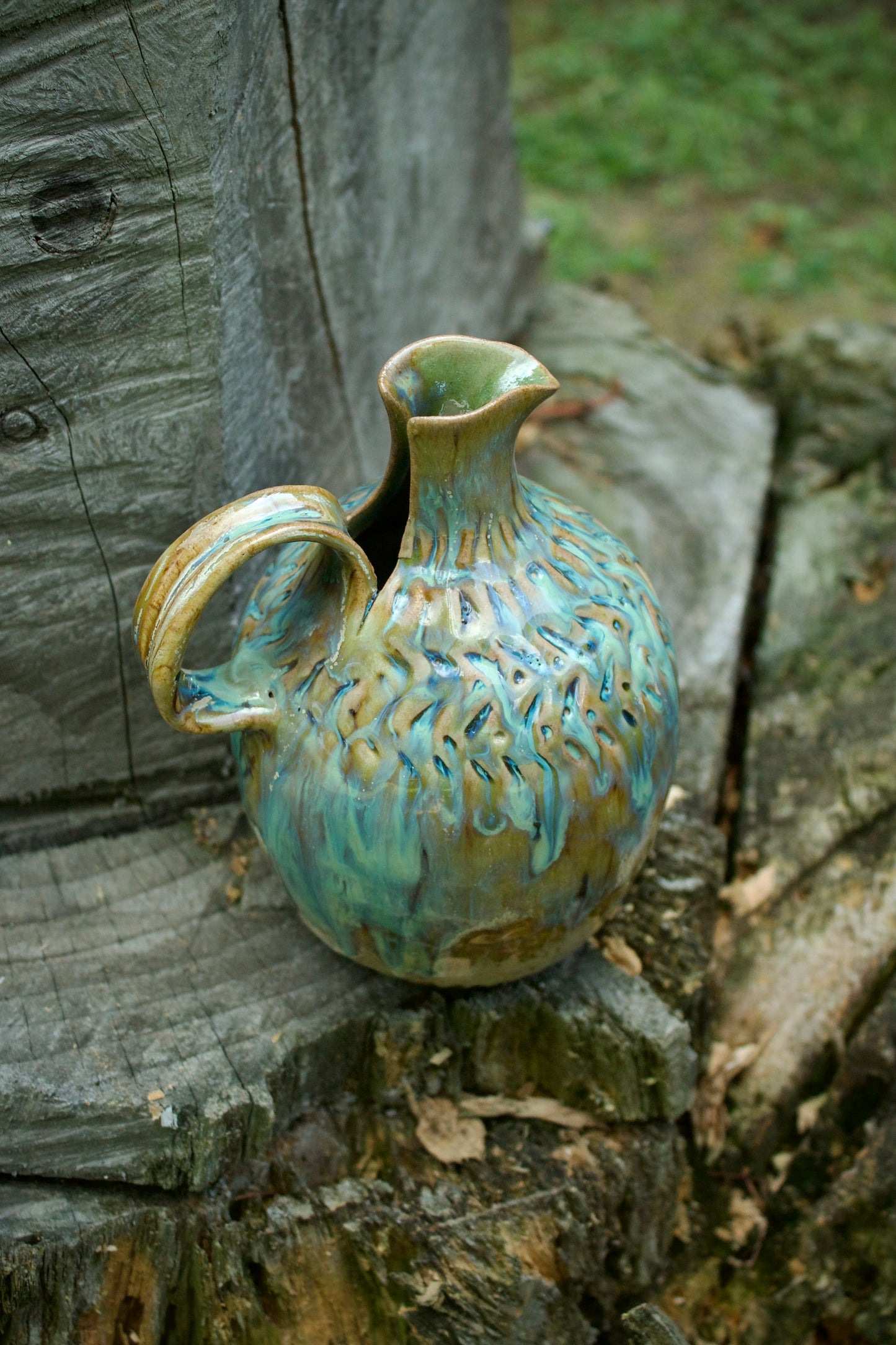 Caraffa Azzurro-Verde
