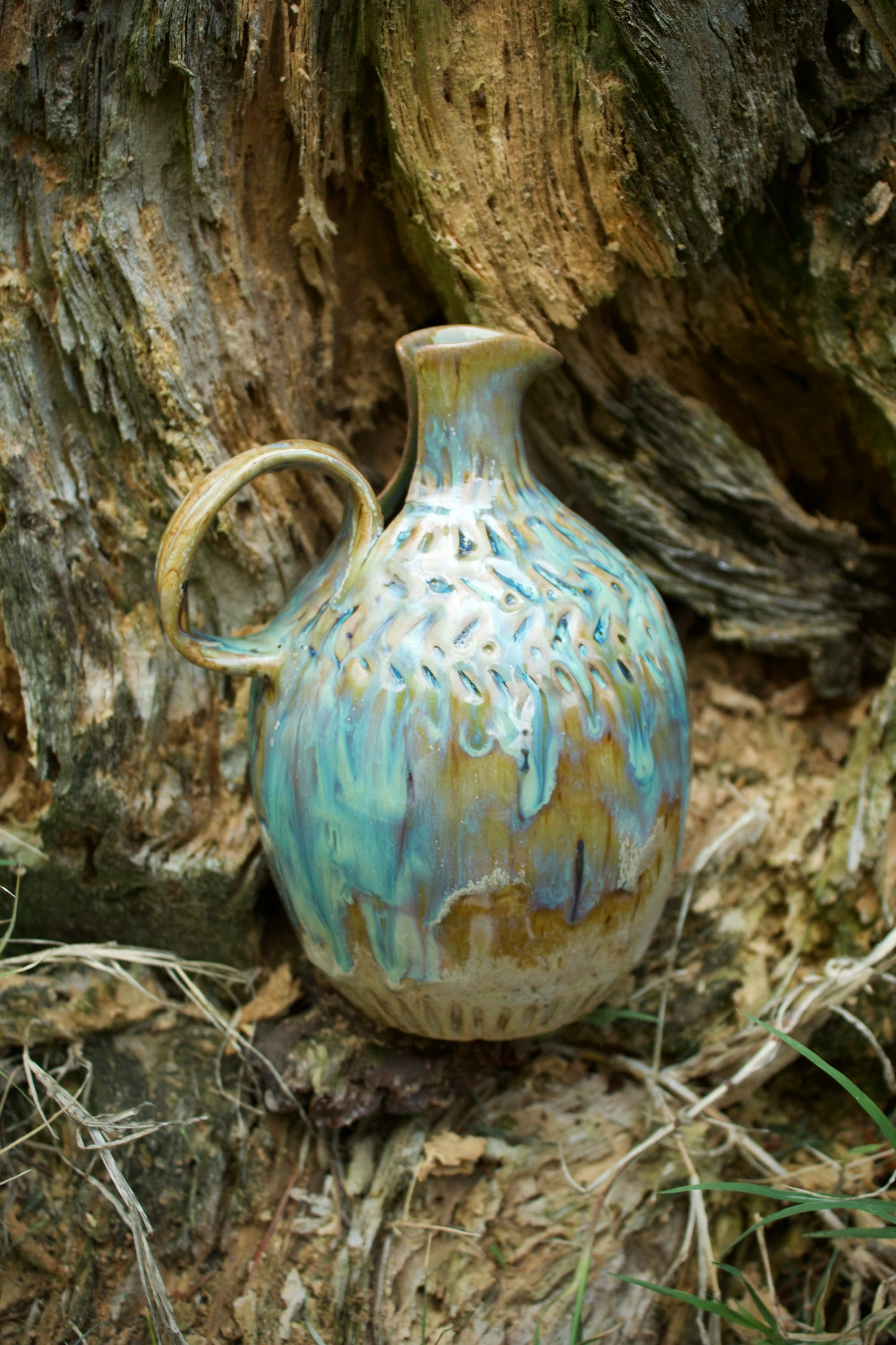 Caraffa Azzurro-Verde