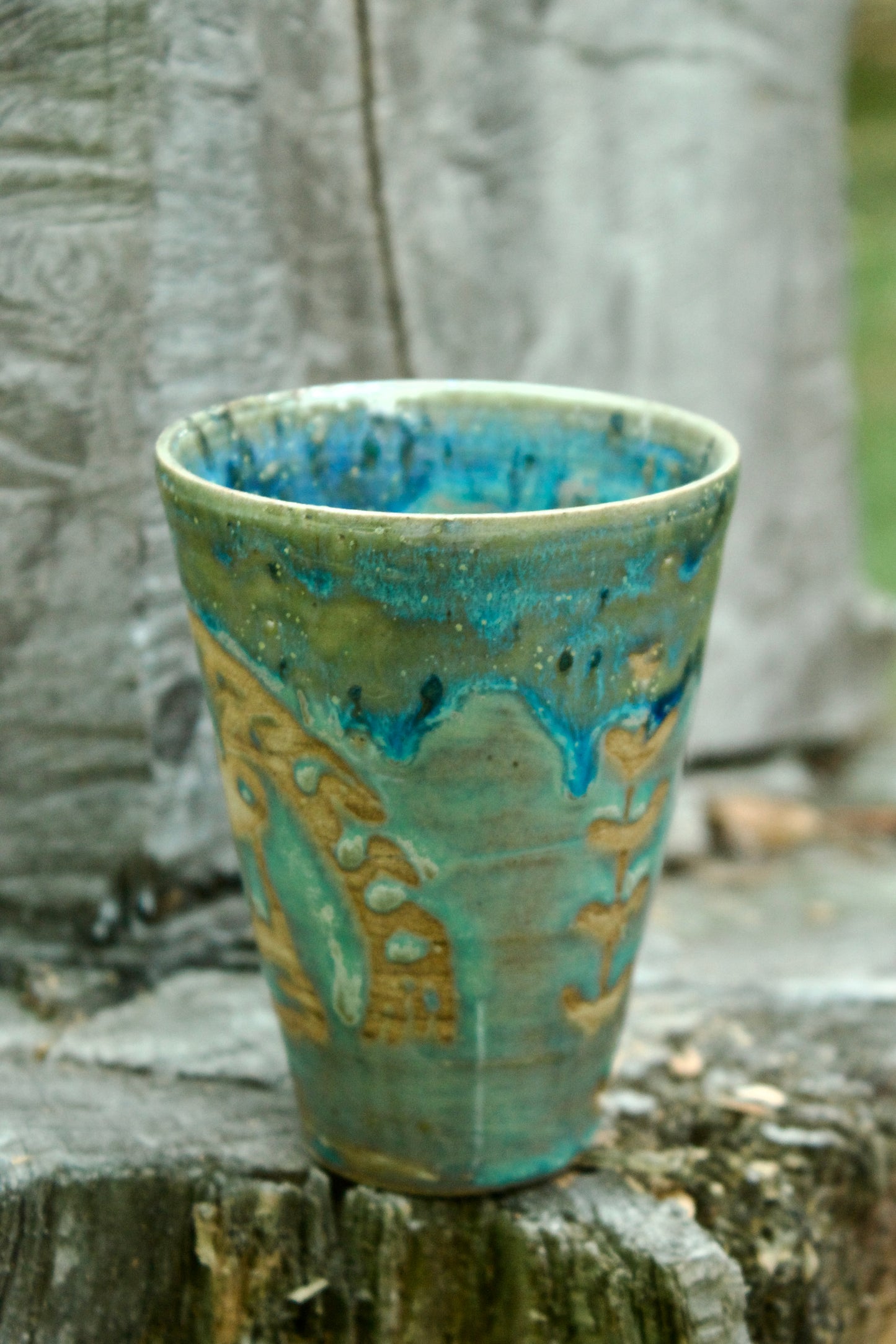 Bicchiere azzurro I