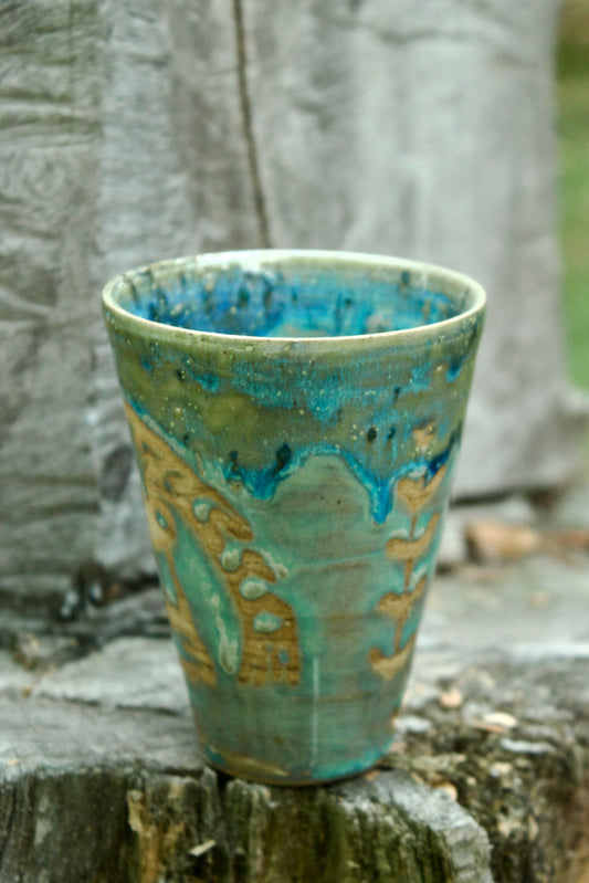 Bicchiere azzurro I