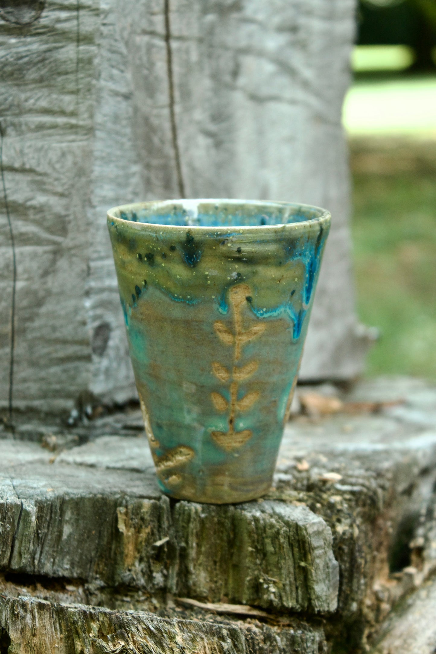 Bicchiere azzurro I