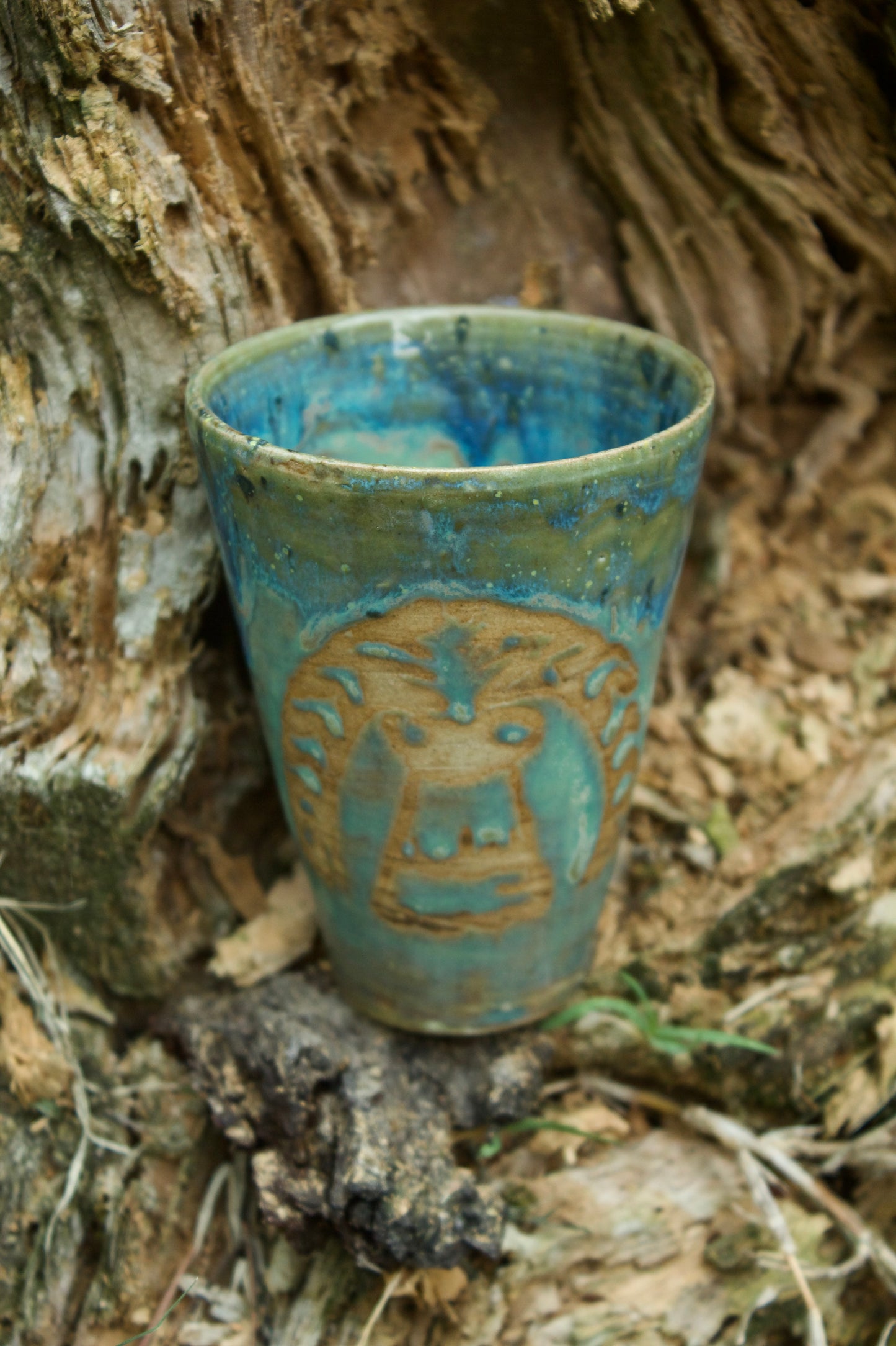 Bicchiere azzurro I