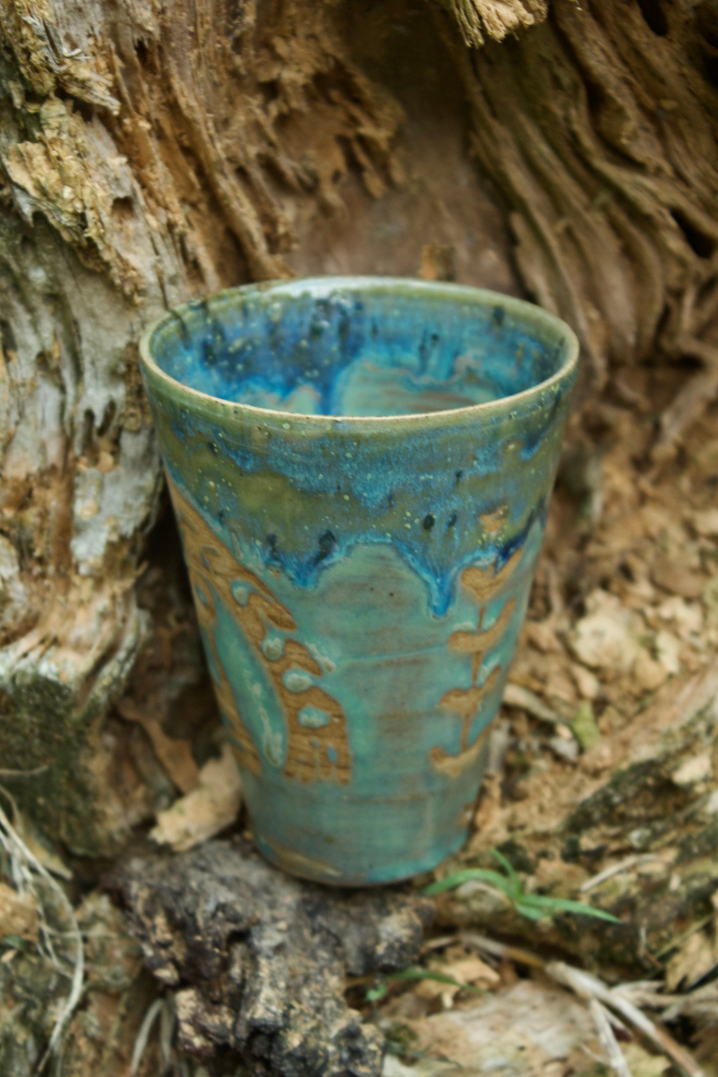Bicchiere azzurro I