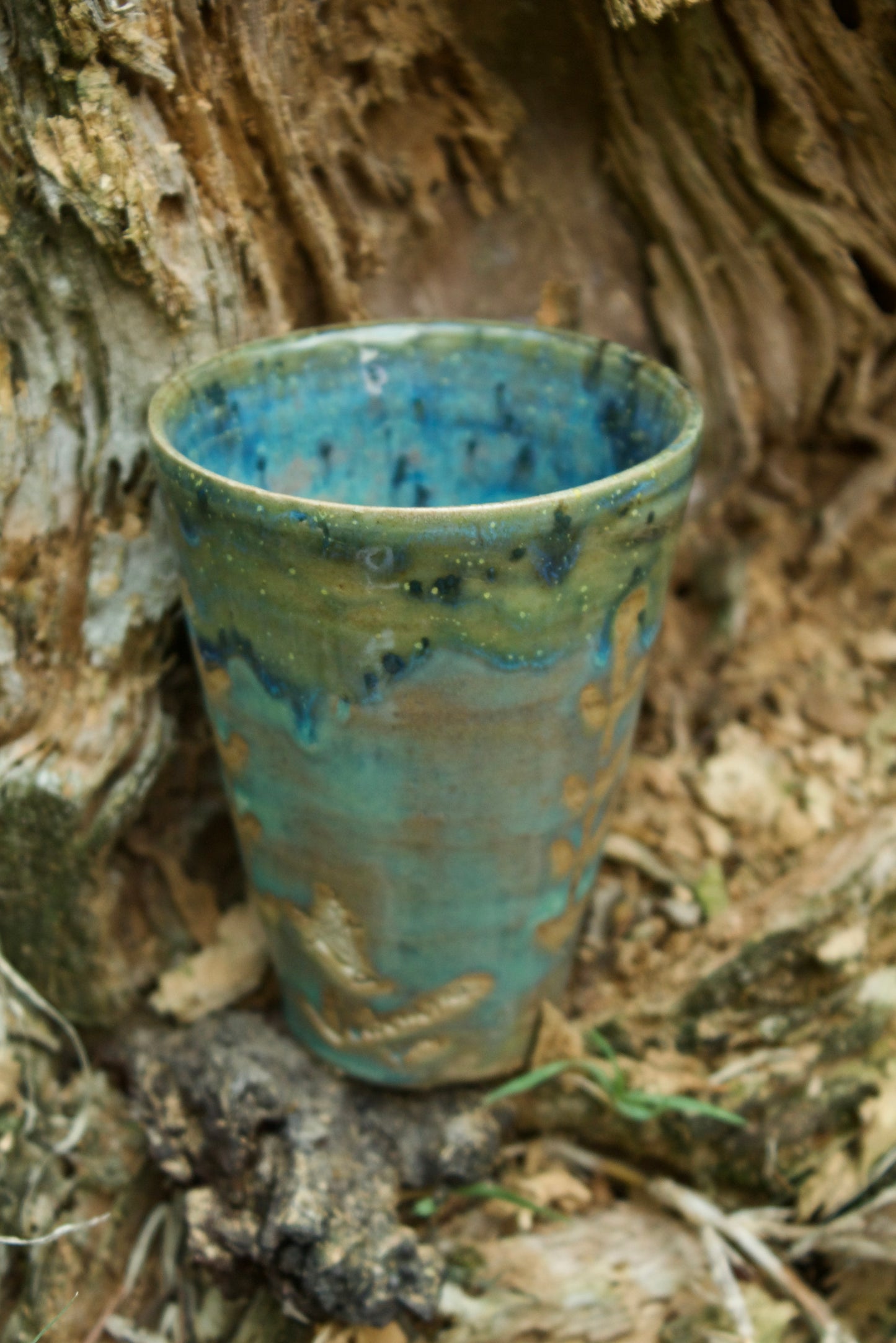 Bicchiere azzurro I