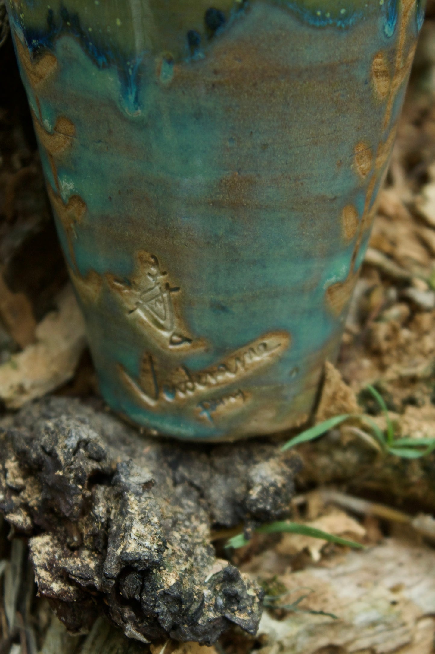 Bicchiere azzurro I