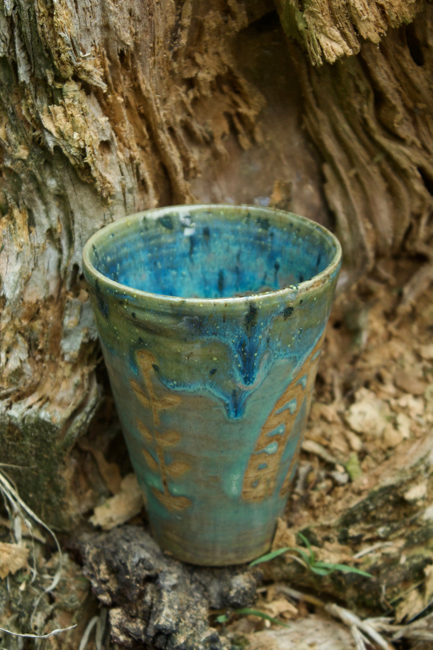 Bicchiere azzurro I