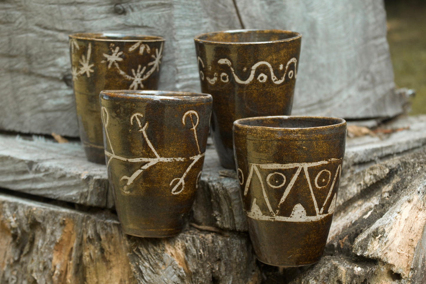 Set Bicchieri Folk